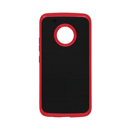 Cornice colorata XCase Motorola Moto G5 Plus-Rosso 